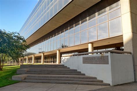 Classrooms in Leroy and Lucile Melcher Hall .